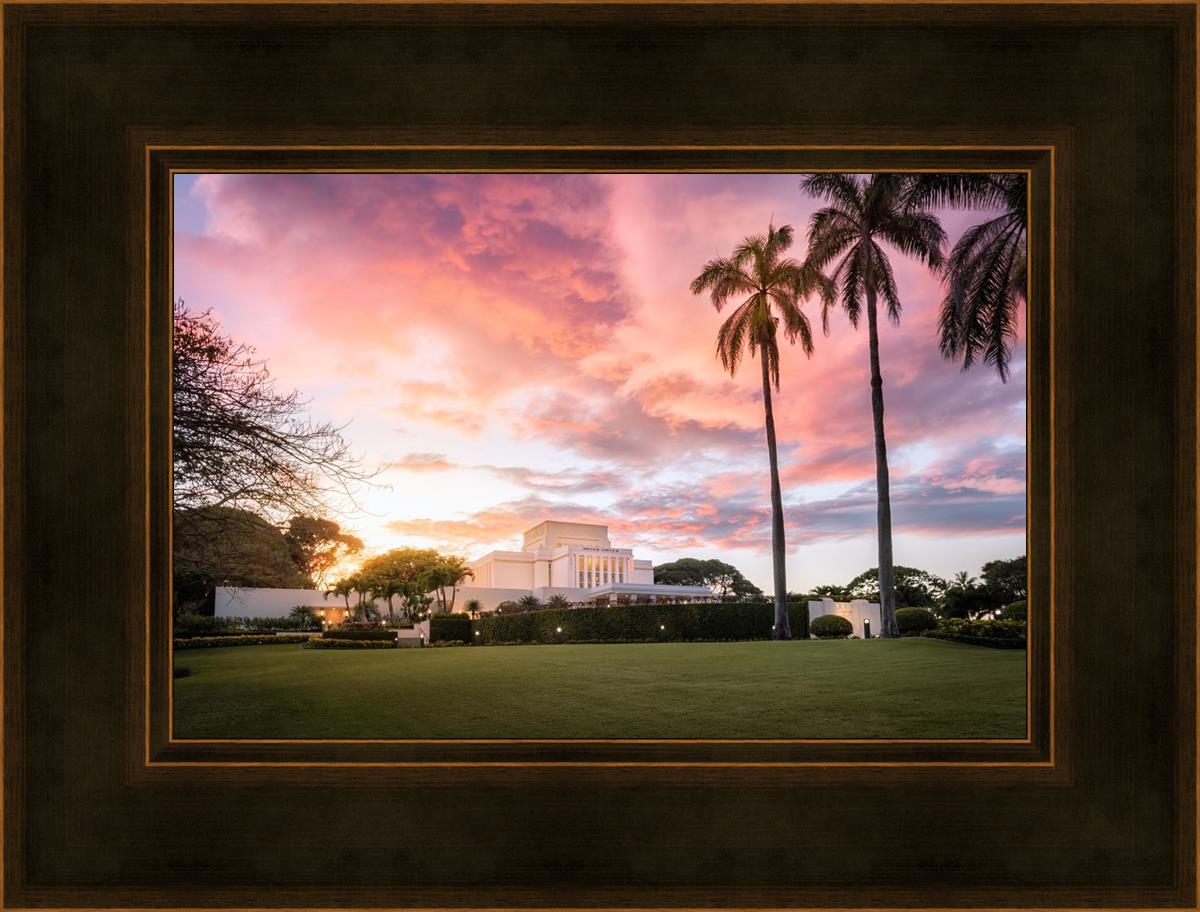 Laie Sunset Panorama