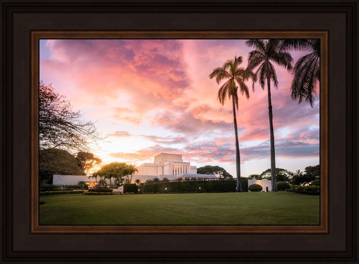 Laie Sunset Panorama