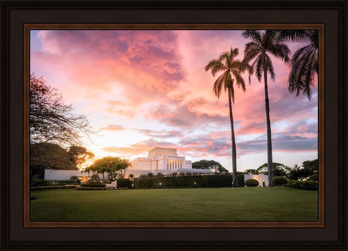 Laie Sunset Panorama