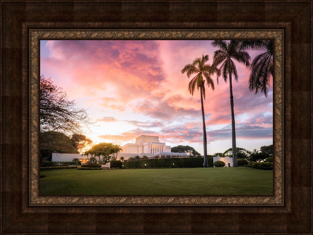 Laie Sunset Panorama