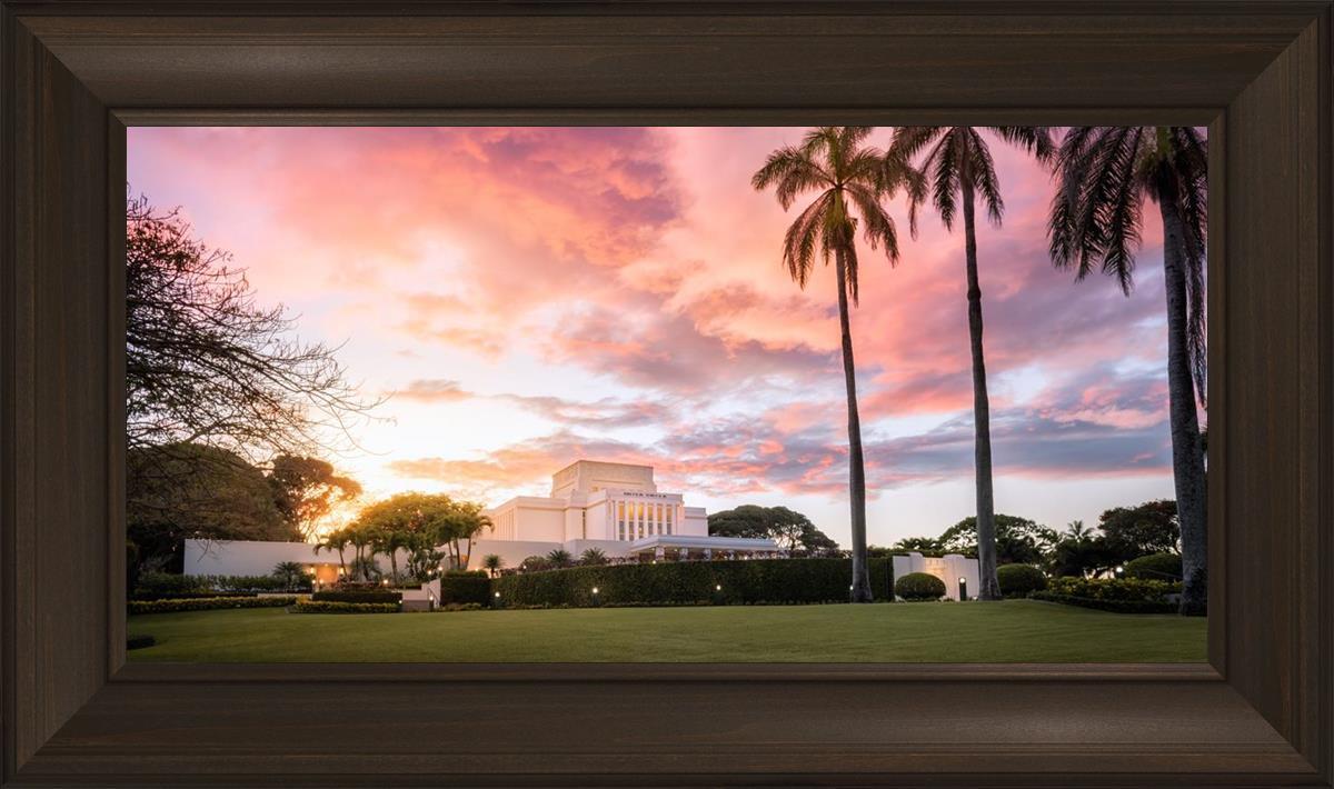 Laie Sunset Panorama