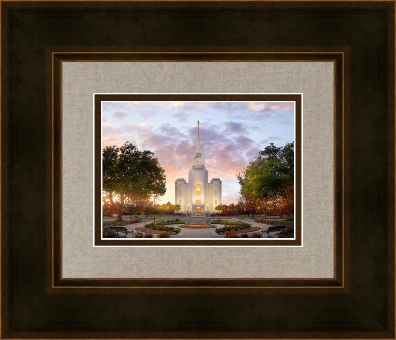 Brigham City Temple Autumn Panorama