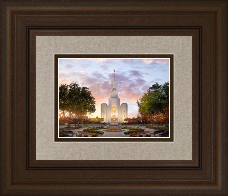 Brigham City Temple Autumn Panorama