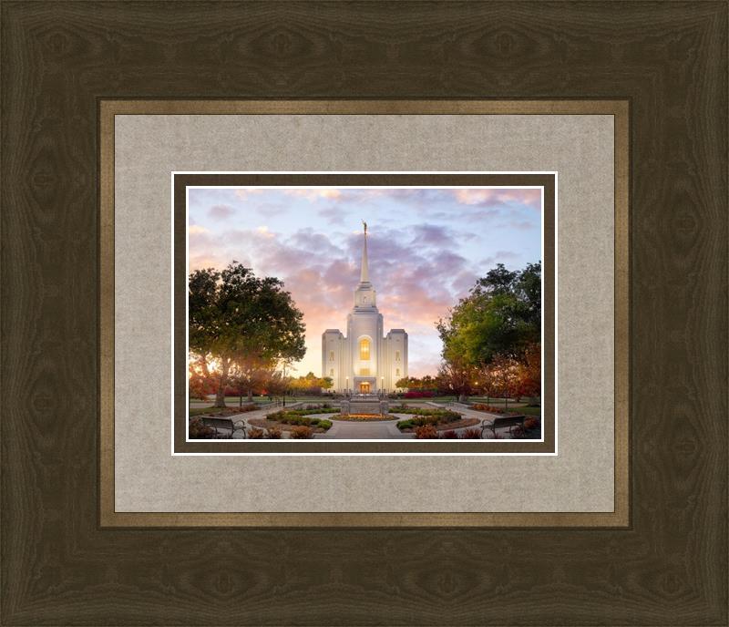 Brigham City Temple Autumn Panorama