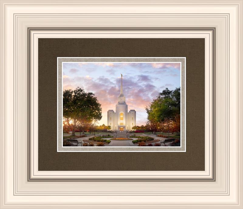 Brigham City Temple Autumn Panorama