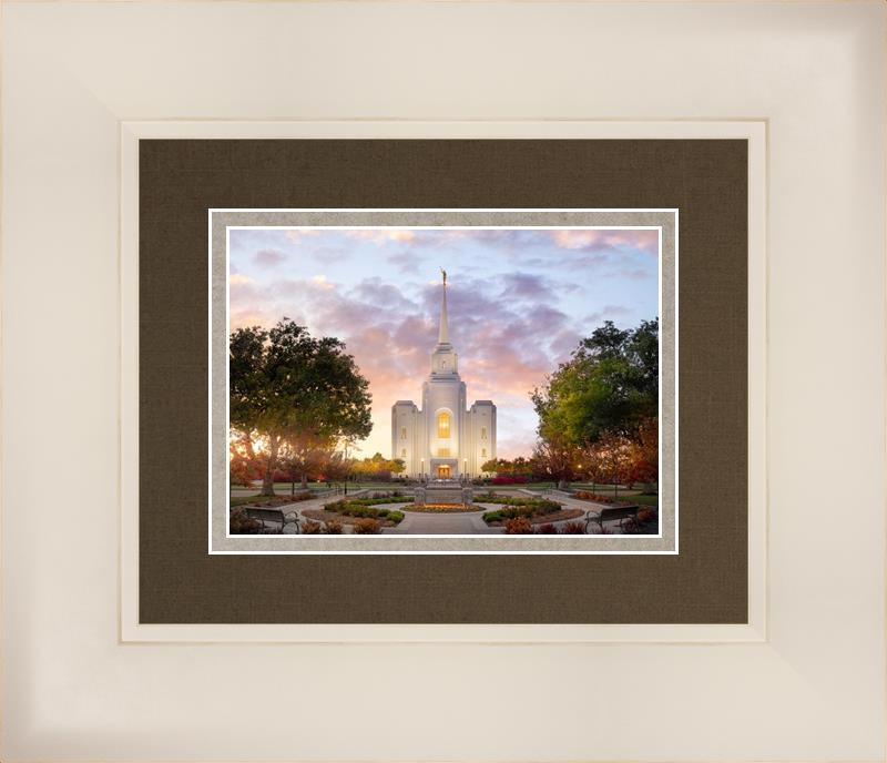 Brigham City Temple Autumn Panorama