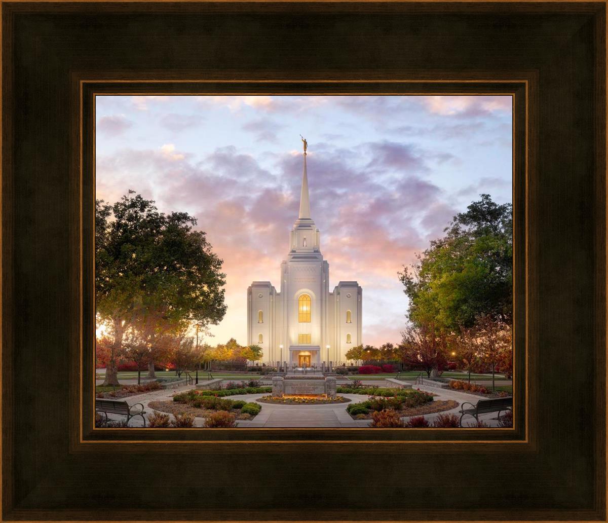 Brigham City Temple Autumn Panorama