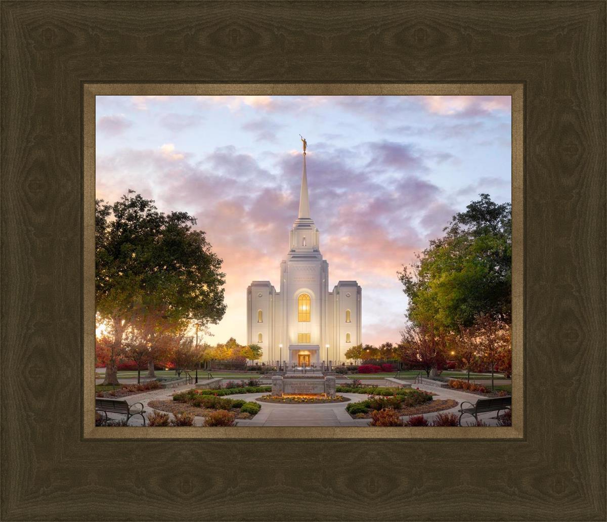 Brigham City Temple Autumn Panorama