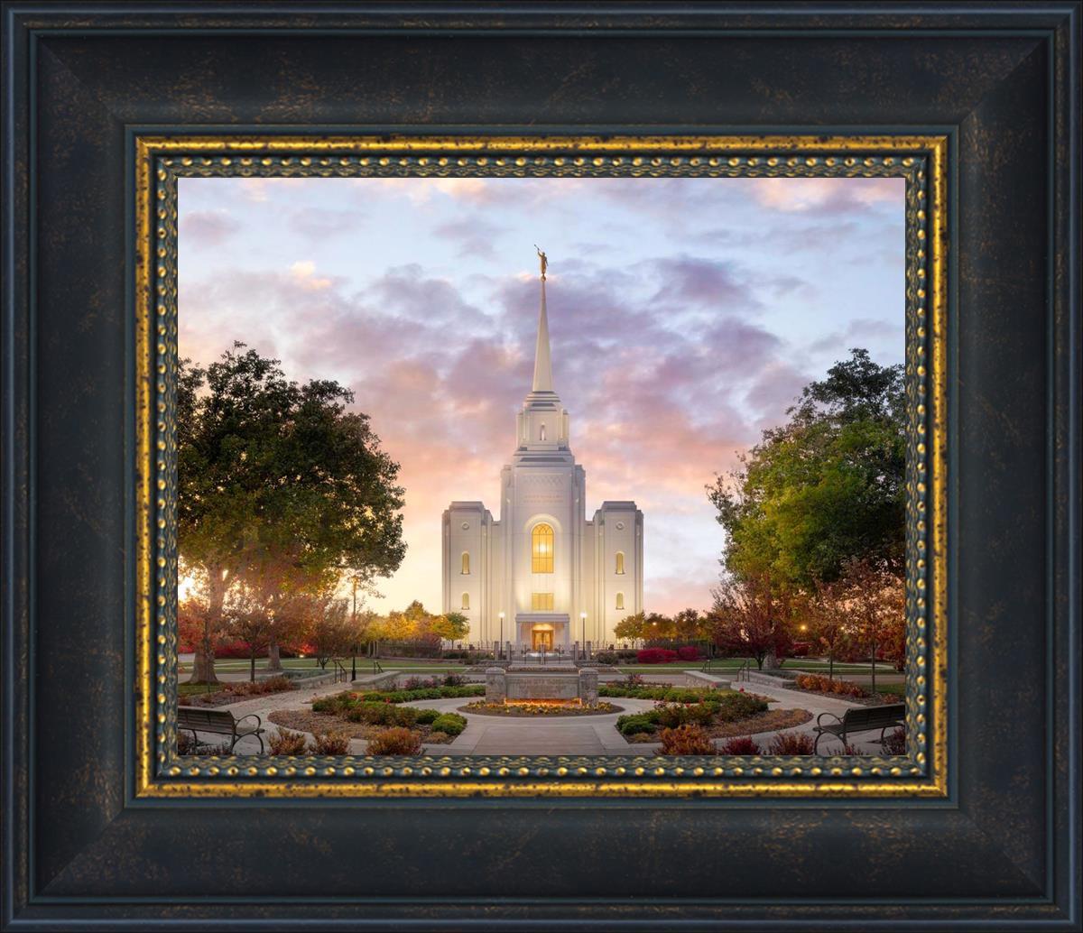 Brigham City Temple Autumn Panorama