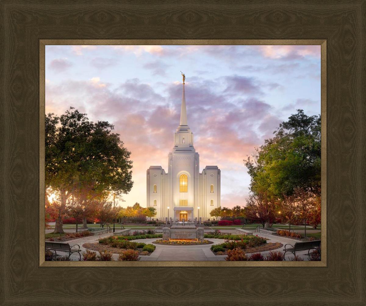 Brigham City Temple Autumn Panorama
