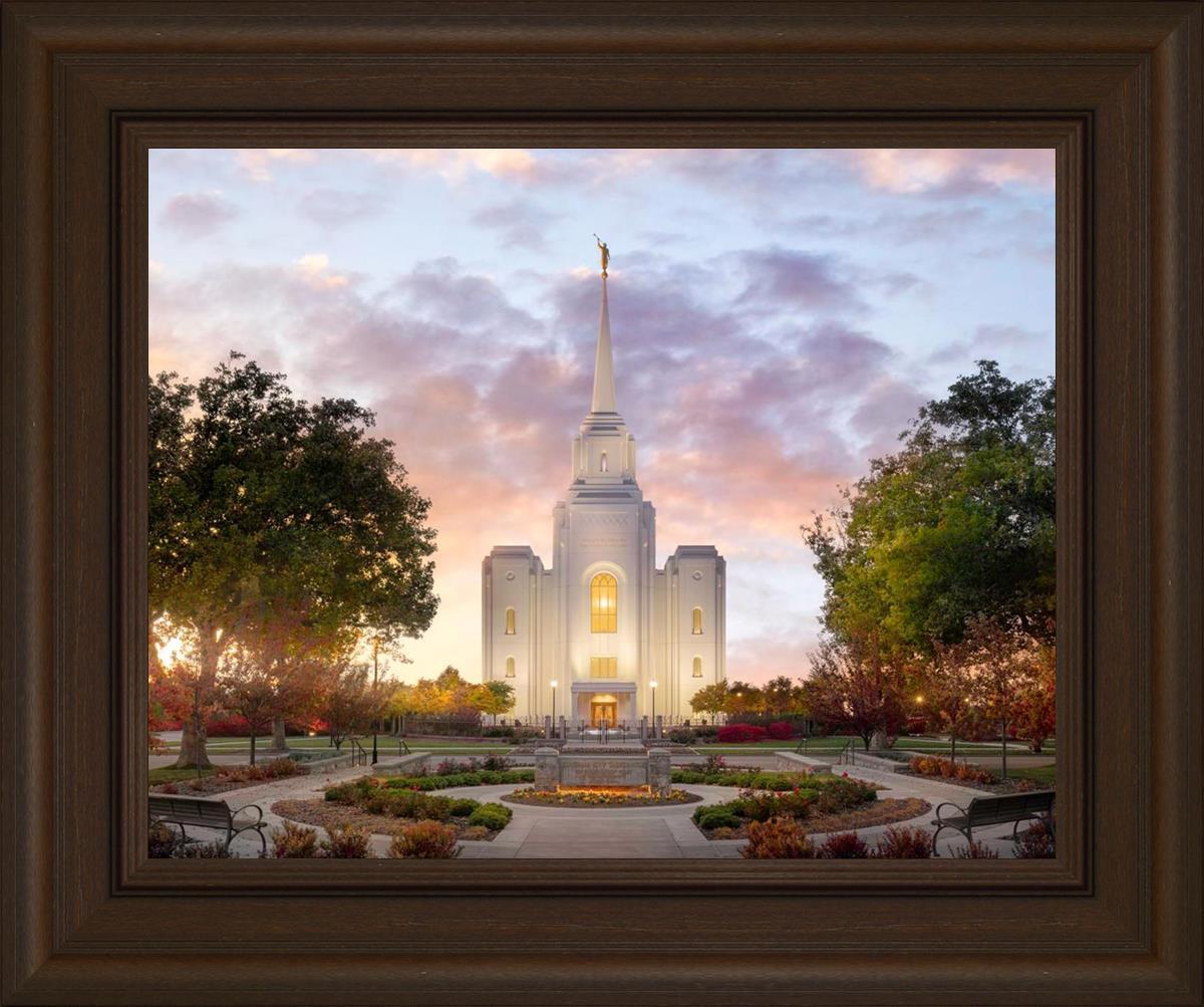 Brigham City Temple Autumn Panorama