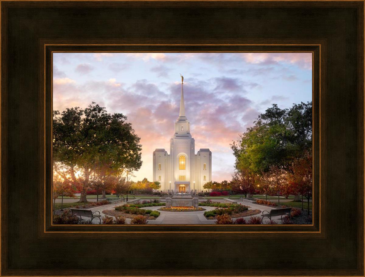 Brigham City Temple Autumn Panorama