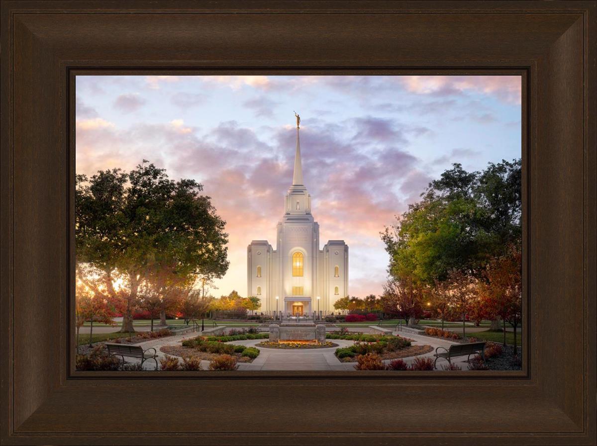 Brigham City Temple Autumn Panorama