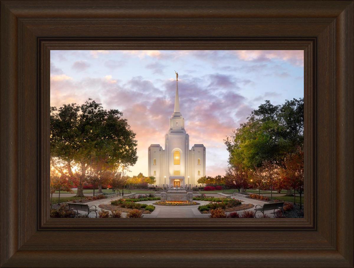 Brigham City Temple Autumn Panorama
