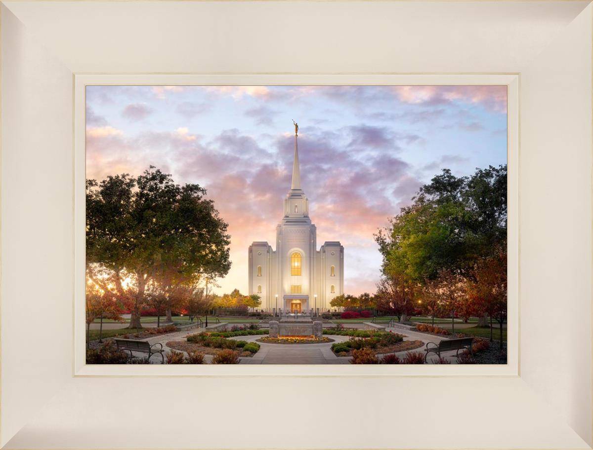Brigham City Temple Autumn Panorama