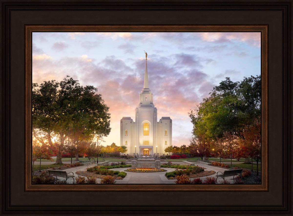 Brigham City Temple Autumn Panorama