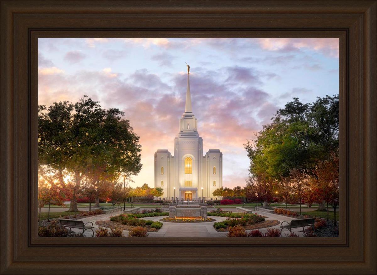 Brigham City Temple Autumn Panorama