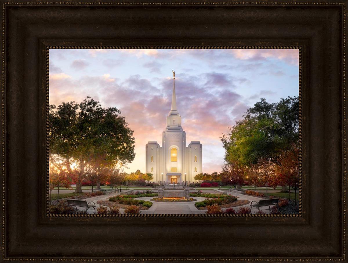 Brigham City Temple Autumn Panorama