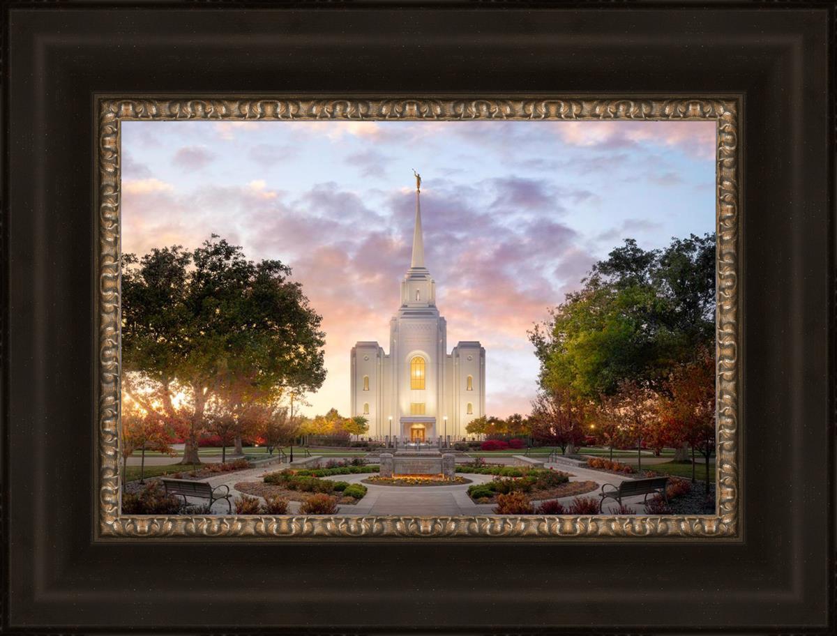 Brigham City Temple Autumn Panorama