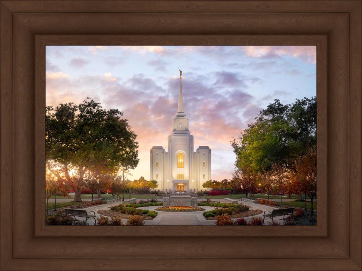 Brigham City Temple Autumn Panorama