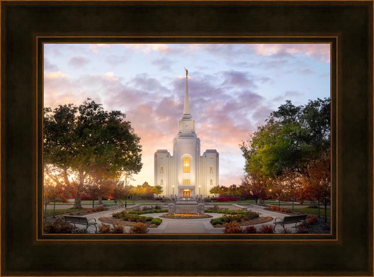 Brigham City Temple Autumn Panorama