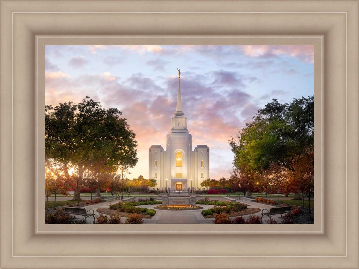 Brigham City Temple Autumn Panorama