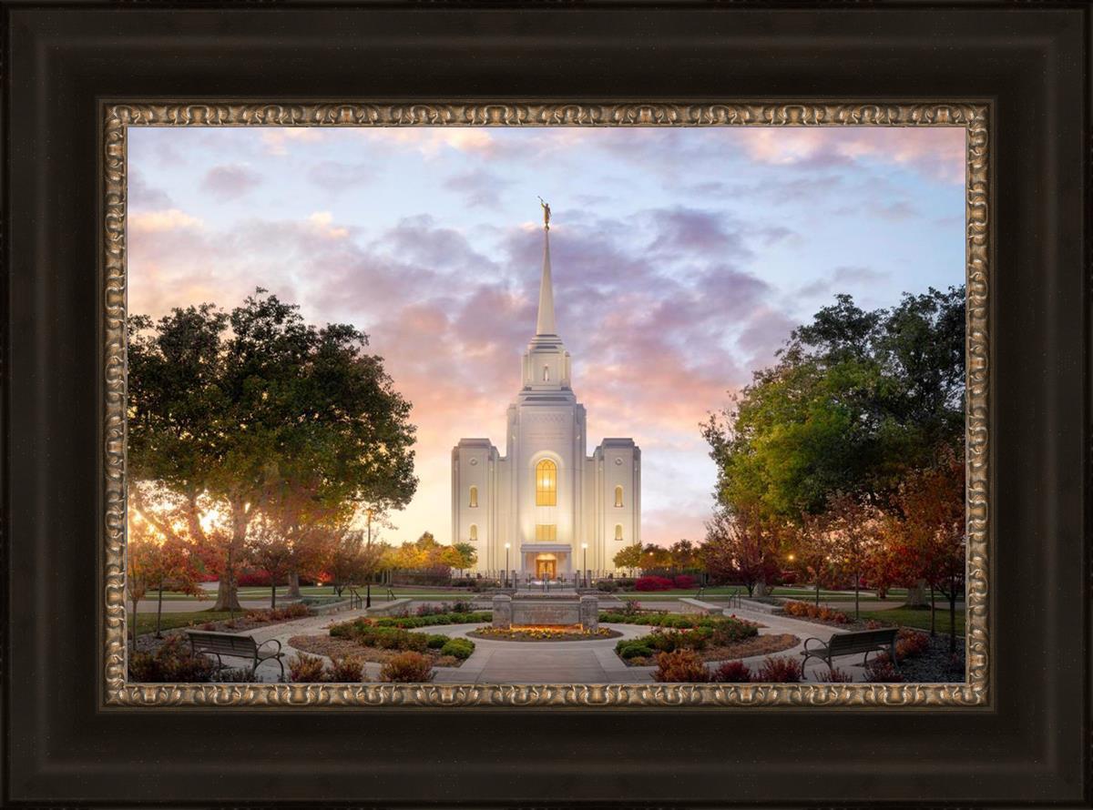 Brigham City Temple Autumn Panorama