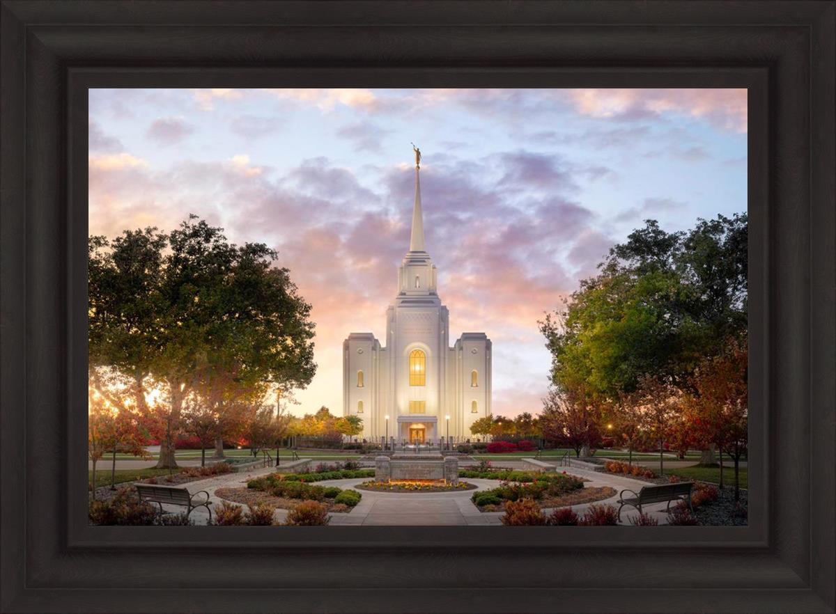 Brigham City Temple Autumn Panorama