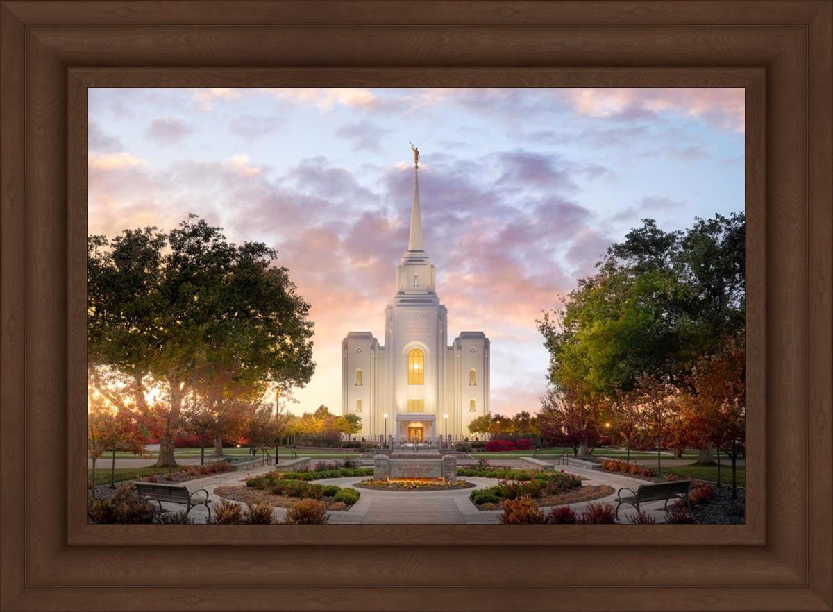 Brigham City Temple Autumn Panorama
