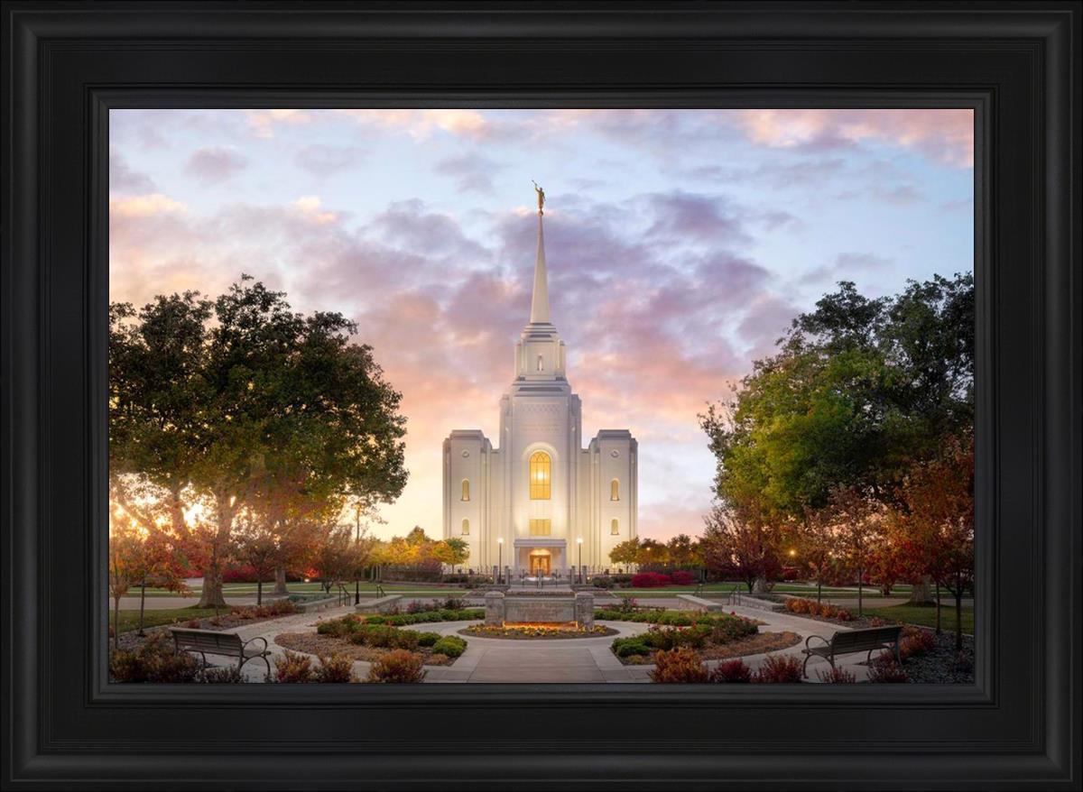 Brigham City Temple Autumn Panorama