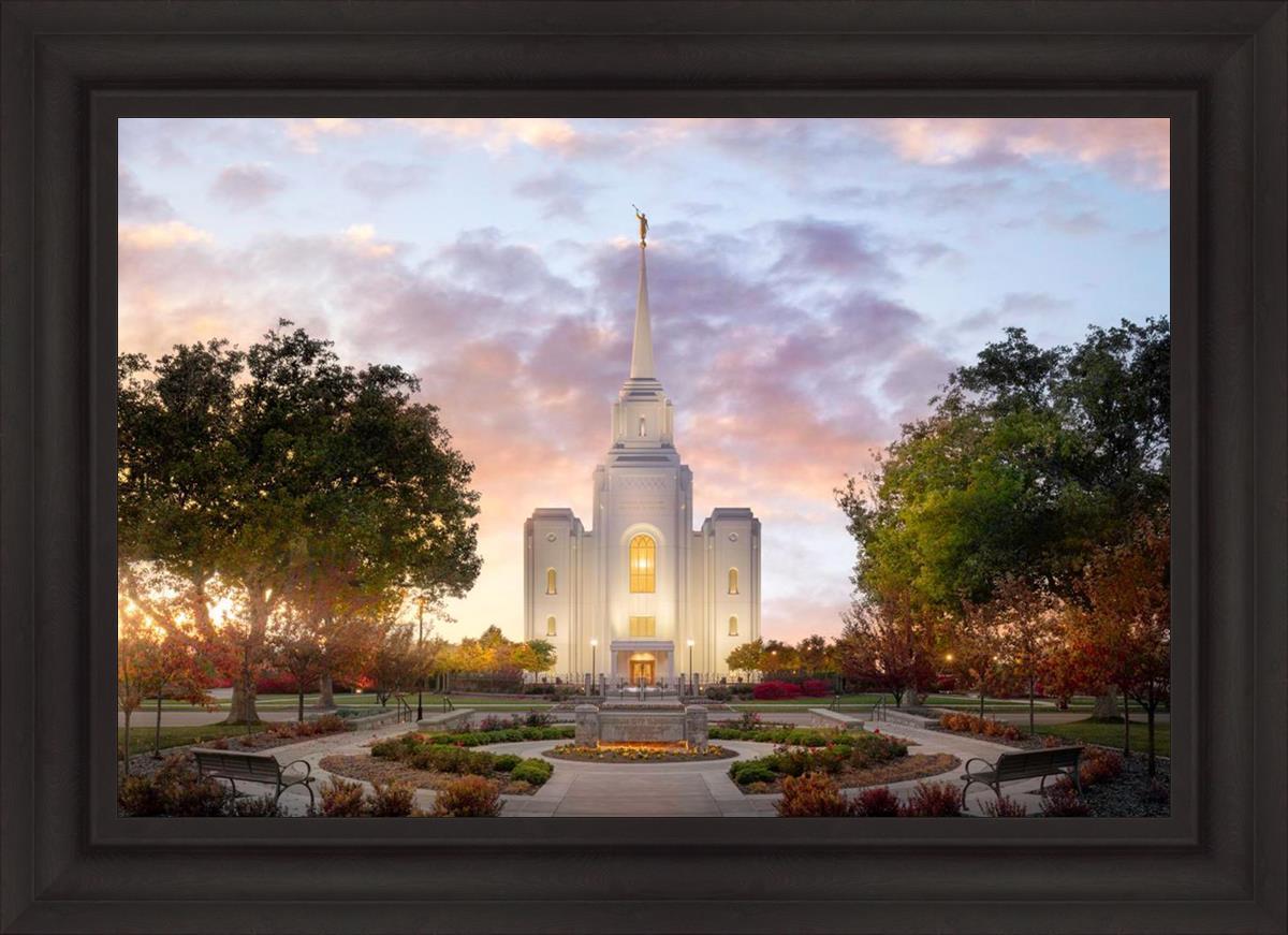 Brigham City Temple Autumn Panorama
