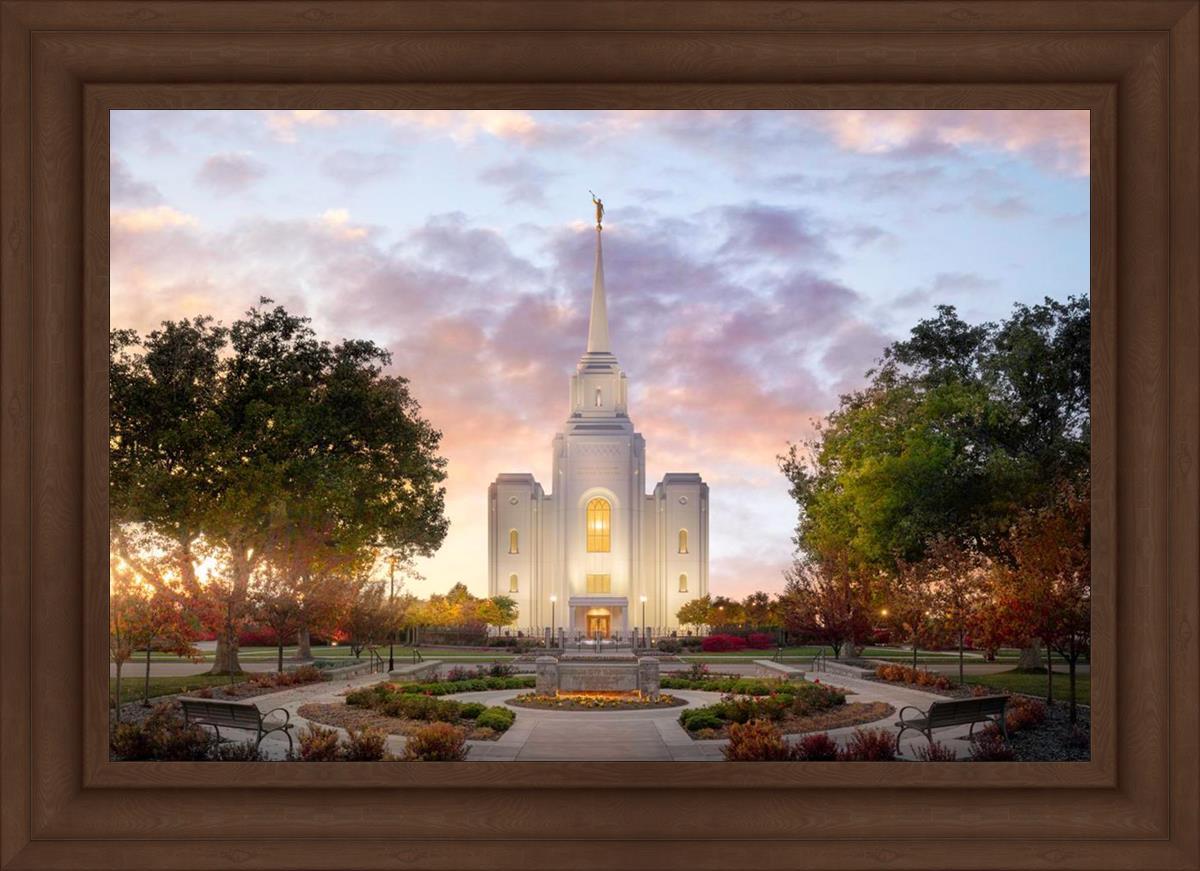 Brigham City Temple Autumn Panorama