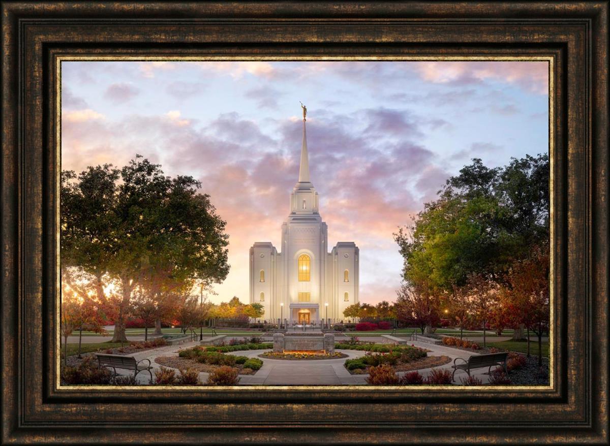 Brigham City Temple Autumn Panorama