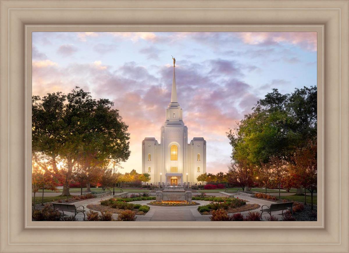 Brigham City Temple Autumn Panorama
