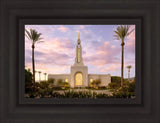 Redlands Temple Fountain Sunset