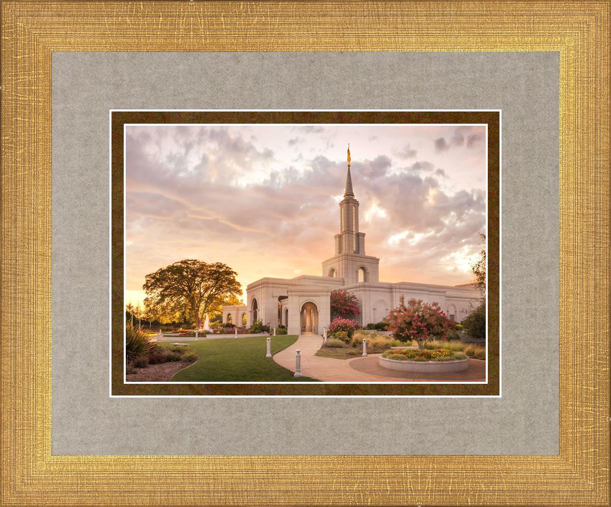 Sacramento Temple Sunset Panorama