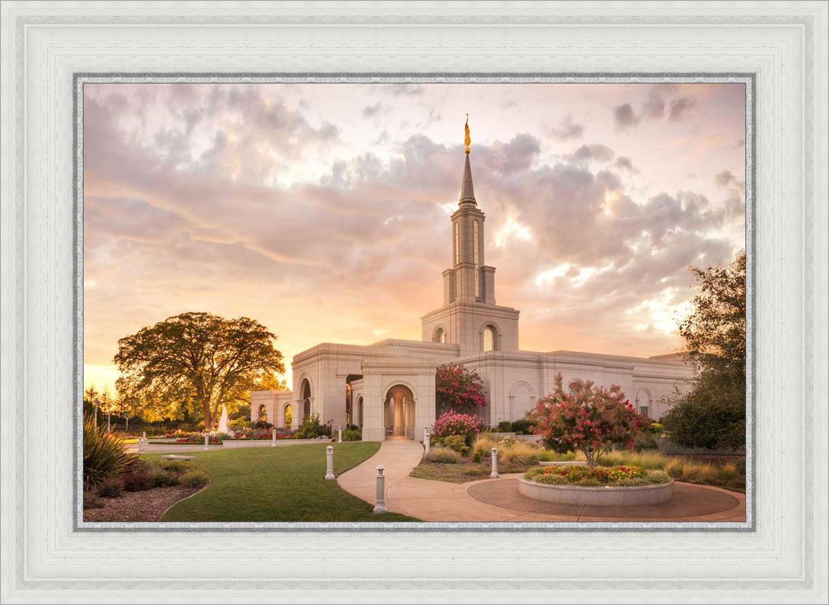 Sacramento Temple Sunset Panorama