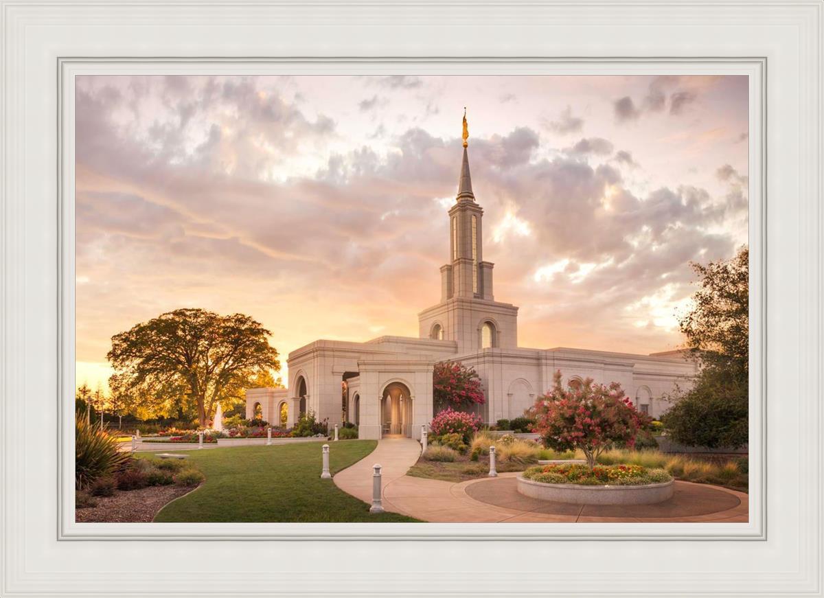Sacramento Temple Sunset Panorama