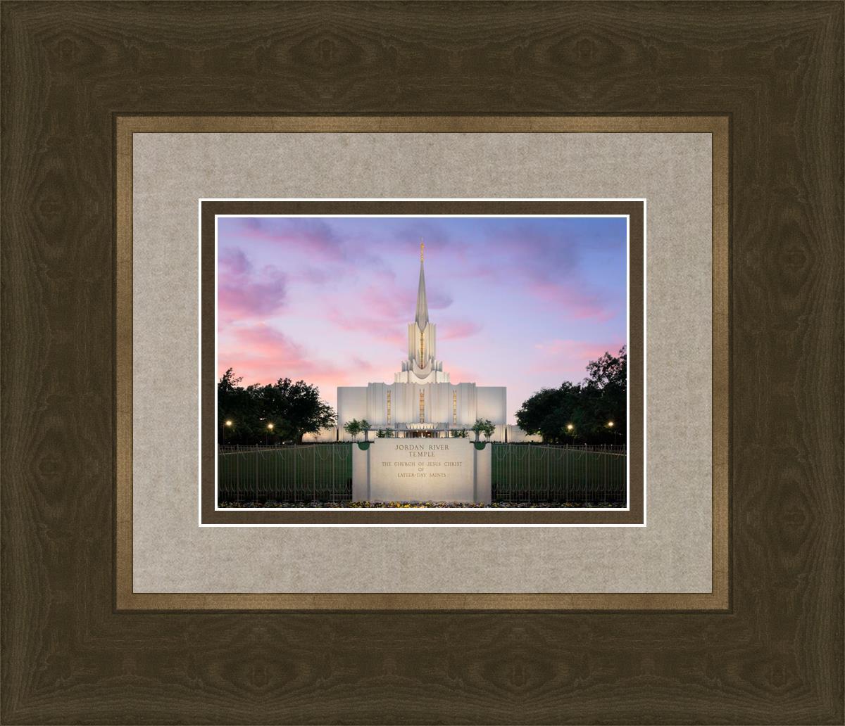 Jordan River Temple Eventide