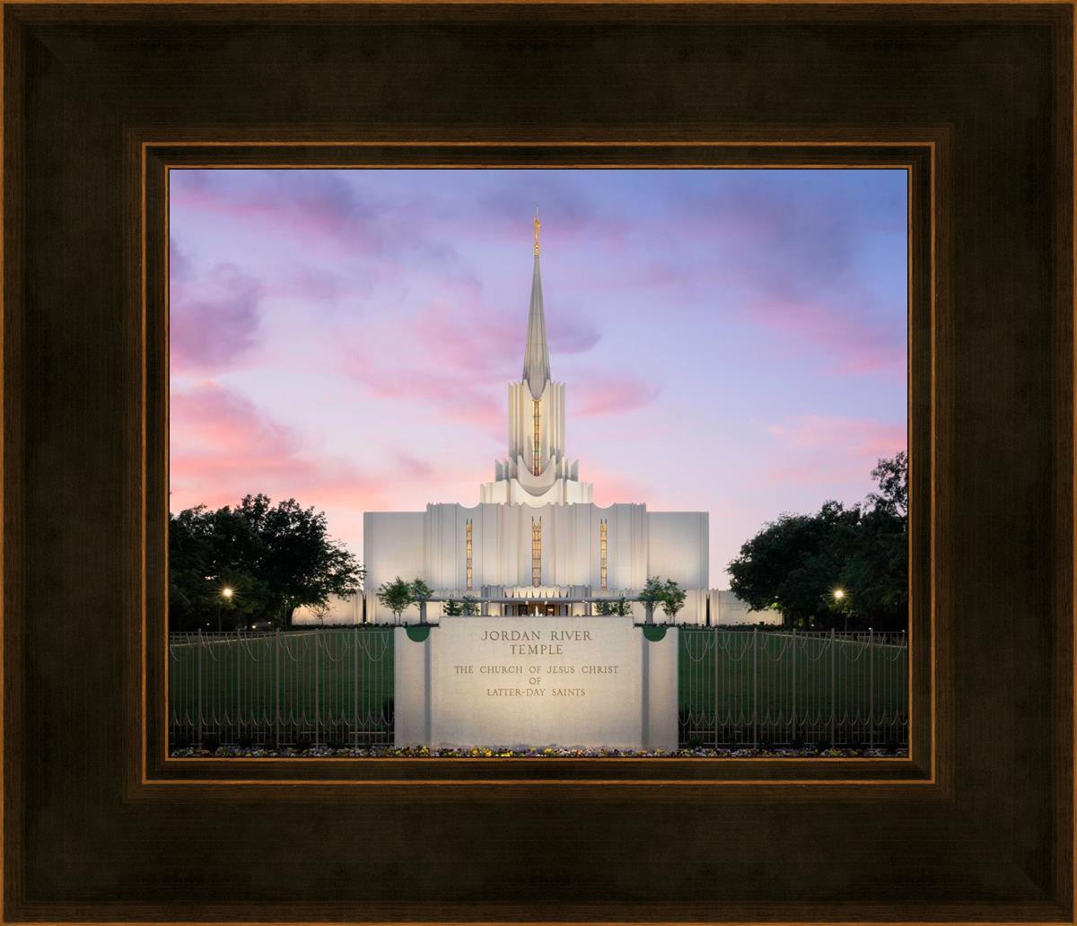 Jordan River Temple Eventide