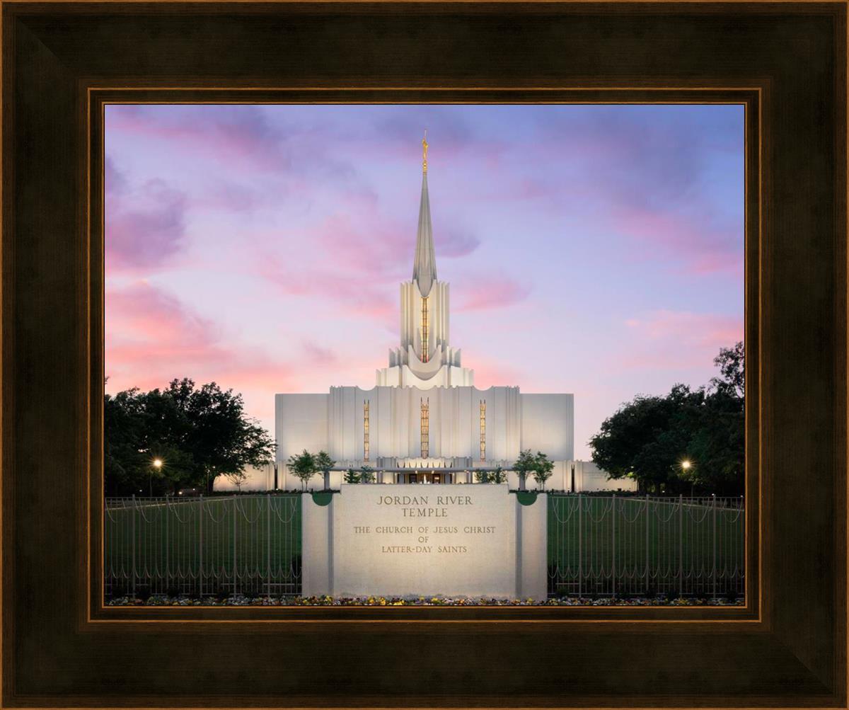 Jordan River Temple Eventide