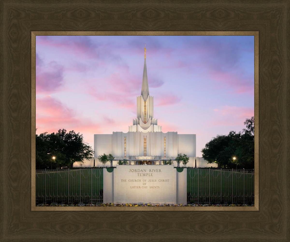 Jordan River Temple Eventide