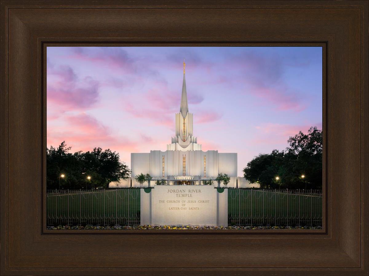 Jordan River Temple Eventide