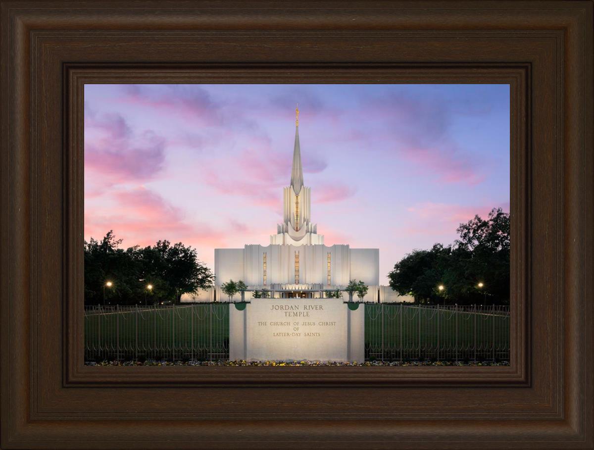 Jordan River Temple Eventide