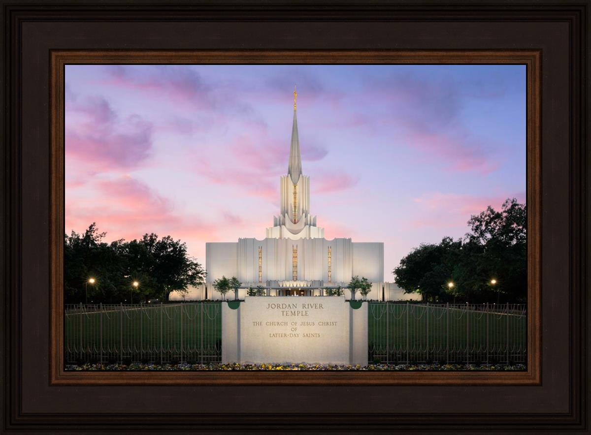 Jordan River Temple Eventide