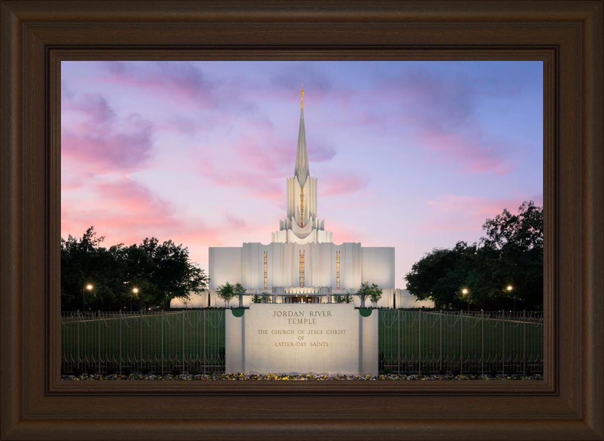 Jordan River Temple Eventide