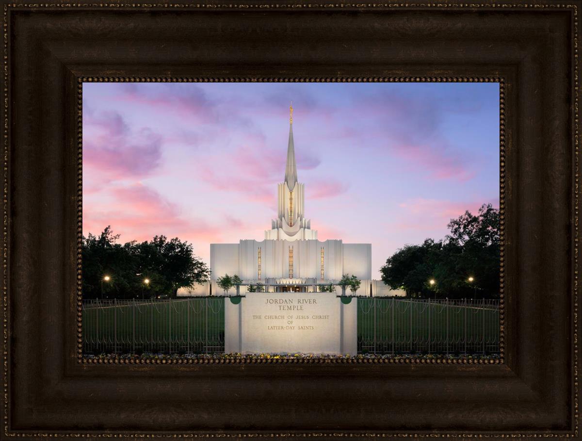 Jordan River Temple Eventide