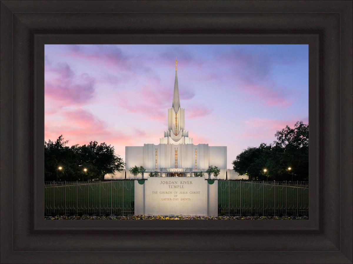 Jordan River Temple Eventide
