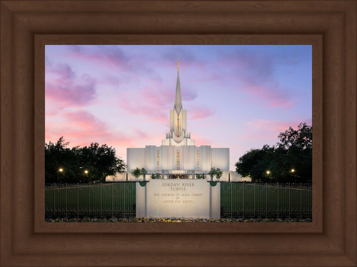 Jordan River Temple Eventide