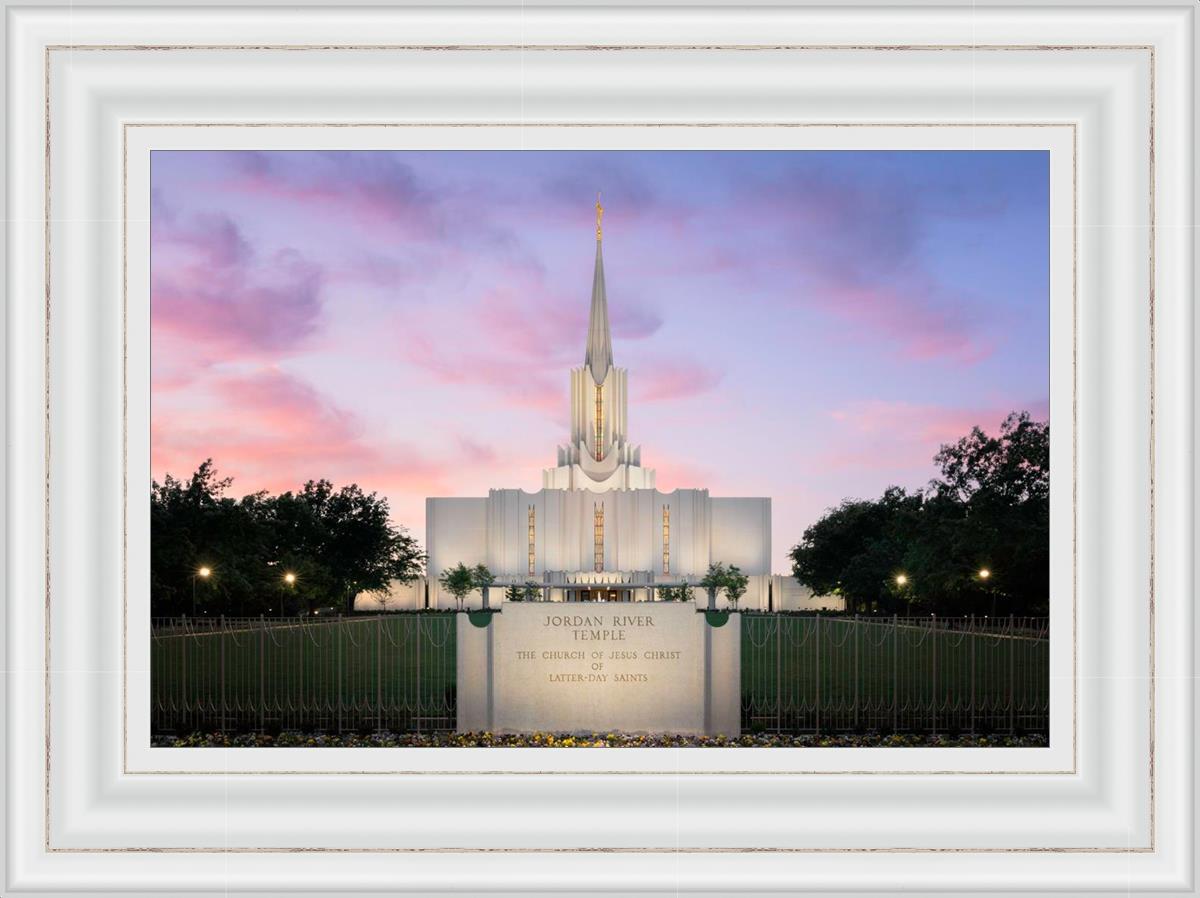 Jordan River Temple Eventide